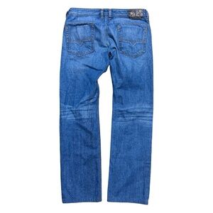 Mens Diesel Industries Safado Regular Slim Straight Blue Jeans Size 33x32